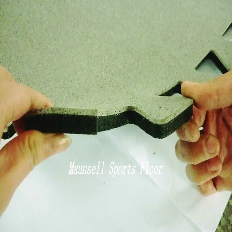 Gym Rubber Floor with EPDM rubber granules for Indoor and Outdoor Used