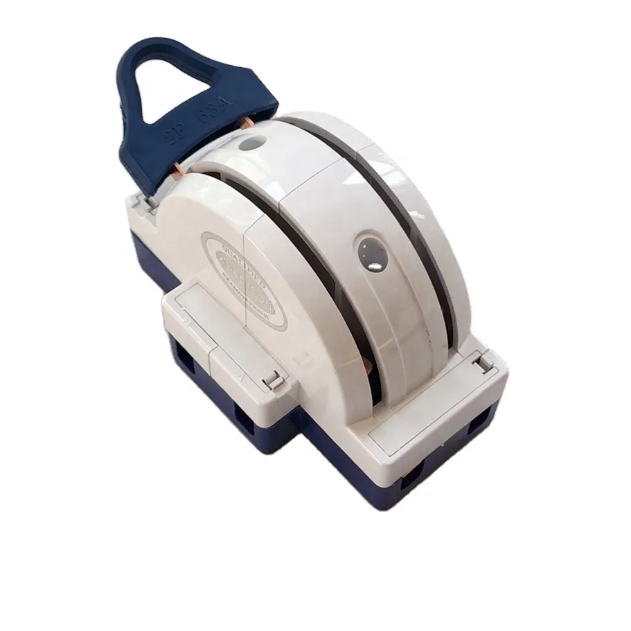 
Factory Supply Change Over Knife Switch With White Copper 2p63A 