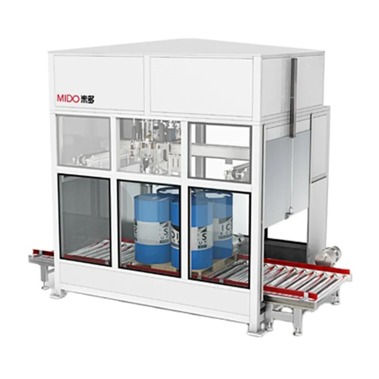 Customize Chemicals Factory 200L Steel Drum Weighing Packing Filling Liquid Machine