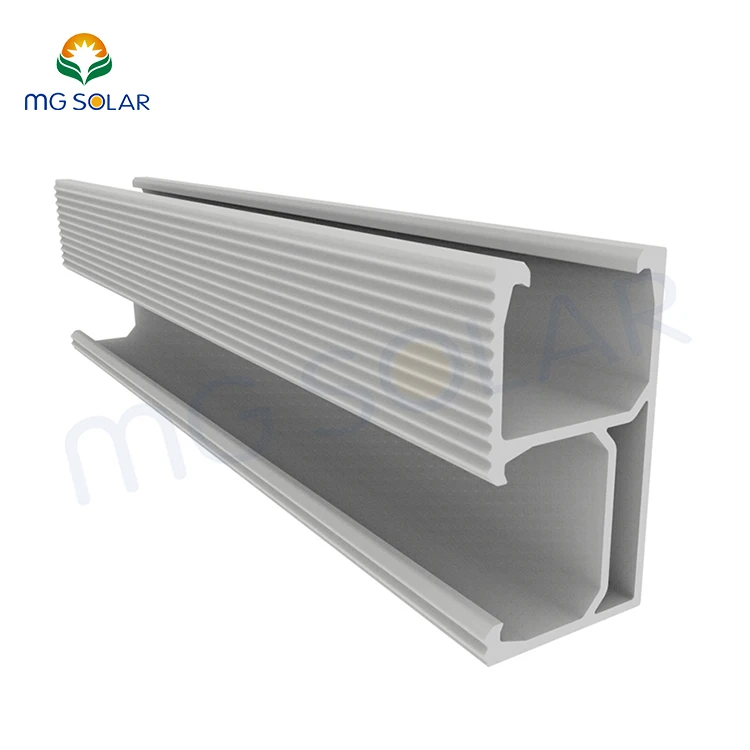Простая установка алюминиевая солнечная стеллажная направляющая Солнечная Монтажная