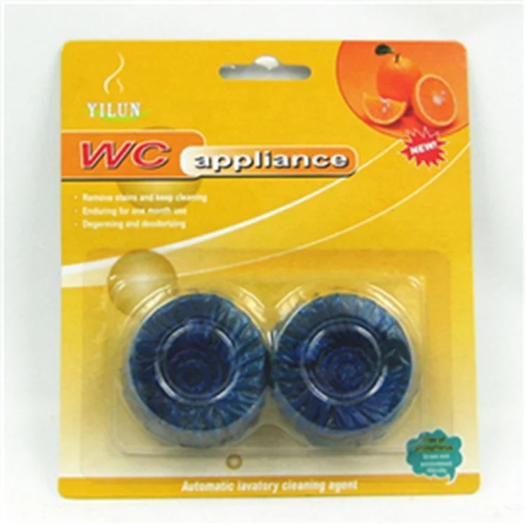 Wholesale Oem Odm Bathroom Cleaning Toilet Block cleaner   Rim Block Blue Bubble