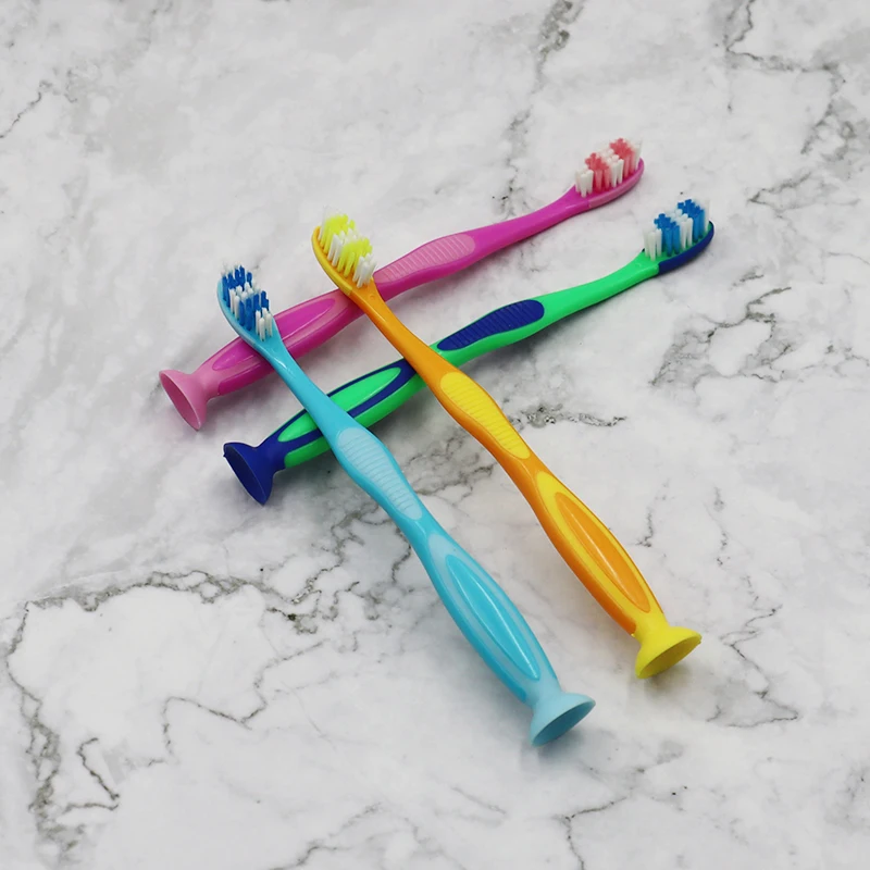 Wholesale Children Kids Toothbrush Suction Cup Home Use Teenager Toothbrush