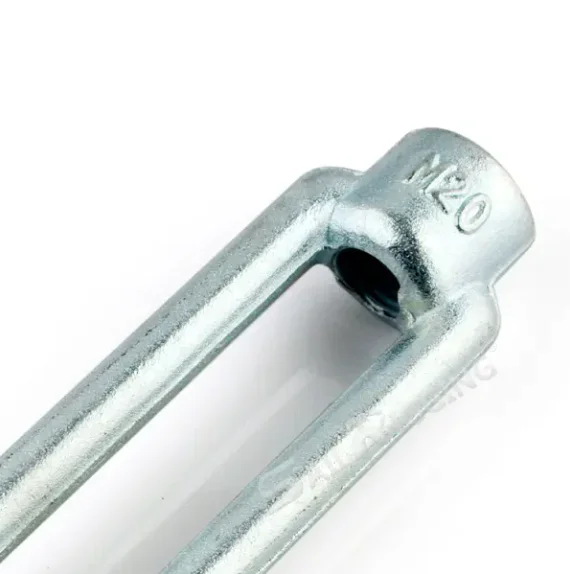 China Turnbuckle Din1480 High Quality M6 M8 M10 M16 M20 20mm Galvanized Steel Hook and Eye Turnbuckle