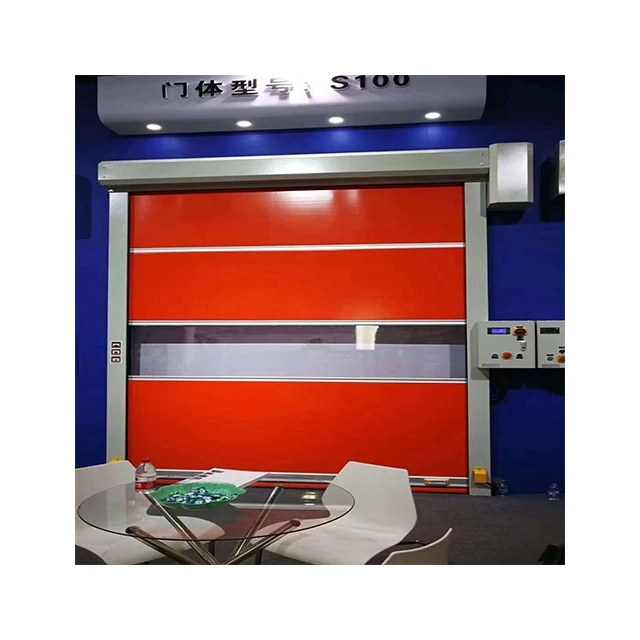 
Высококачественная производственная быстрая роликовая дверь для затвора, быстрая вращающаяся высокоскоростная роликовая дверь 
