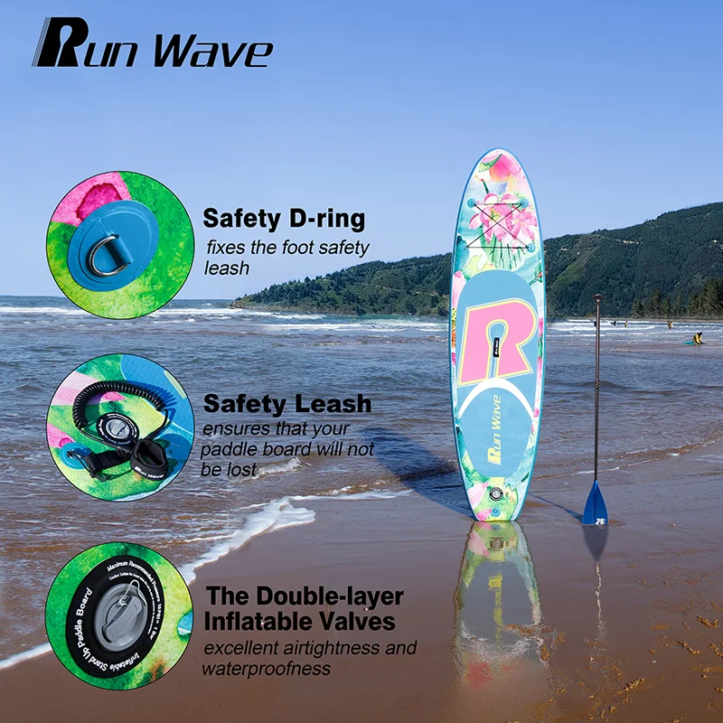 Run Wave Offshore Waters Unisex Inflatable Board Paddle 320*84*15cm