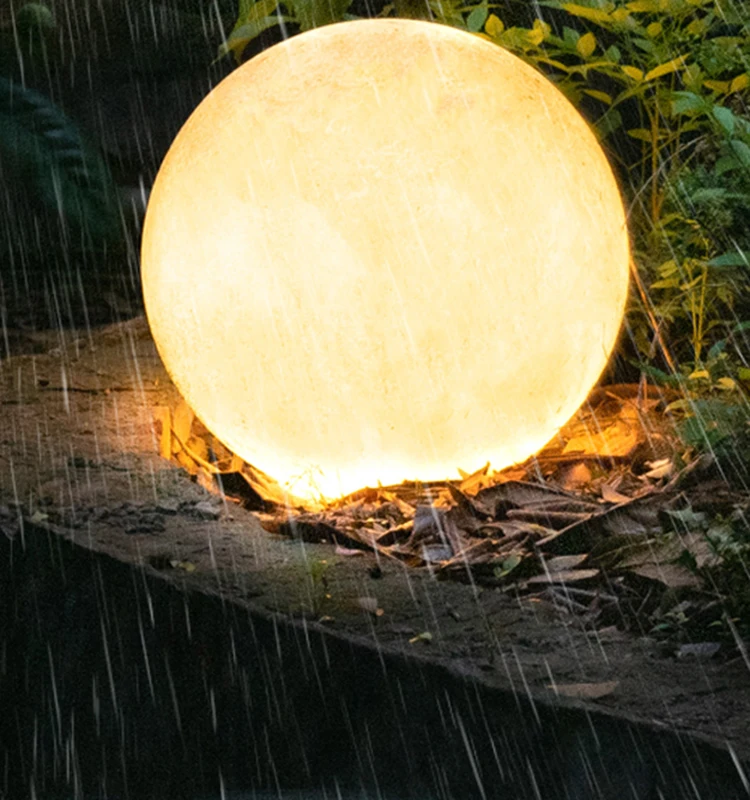 Modern Outdoor Waterproof Rechargeable Garden Remote Control Color Change Led Ball Light