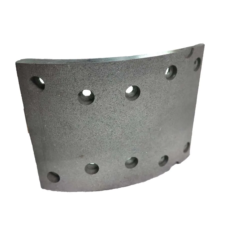 Hot sale Standard OEM brake shoe Non Asbestos Brake Lining for BPW DAF truck