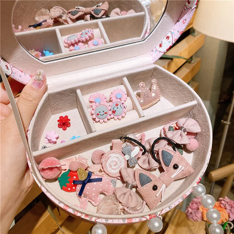 New Design Girls Animal Accessories Custom Plastic Hairbands Baby Colorful Hair Clip Tie Band Clips Gift Sets Hairbands For Kids