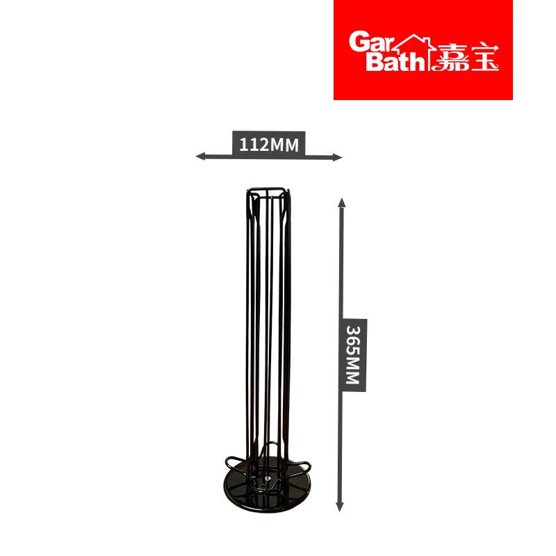 Modern Black Design Coffee Pod Storage Carousel Holder Organizer Home or Office Kitchen Counter Organizer