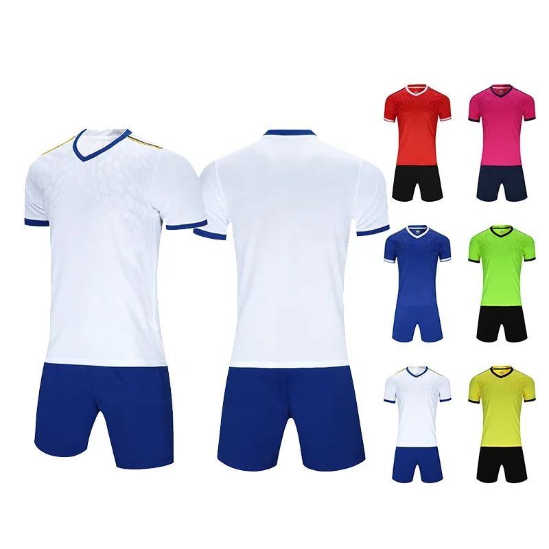 
Free sample soccer wear sublimation printing football kits full set soccer kit football jerseys uniform 
