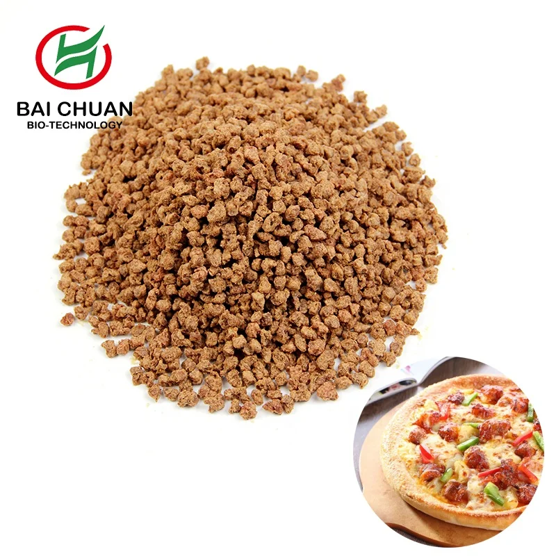 Baichuan high protein 65% Halal plant-based steak vegan type textured soy protein  TVP