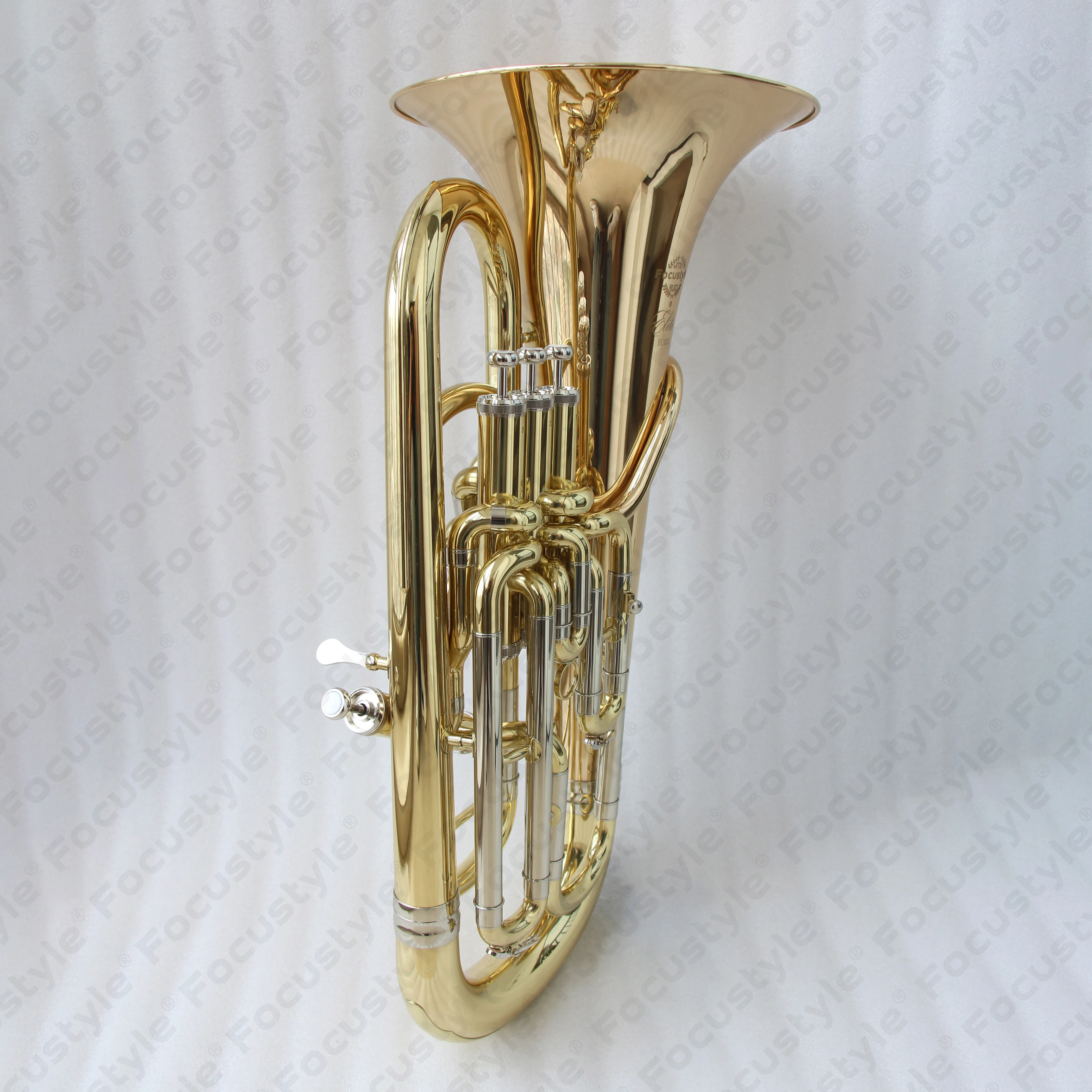 On Sale Bb Tone Euphonium Horn Musical Instrument Brass Body and Valves Euphonium Horn Professional Musical Euphonium Horn