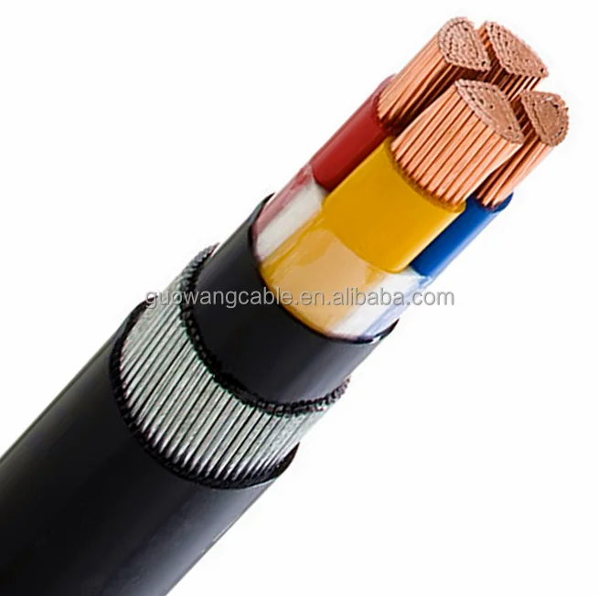 0.6/1kv CU/XLPE/PVC/SWA/PVC 16mm 4 Core Armored Cable