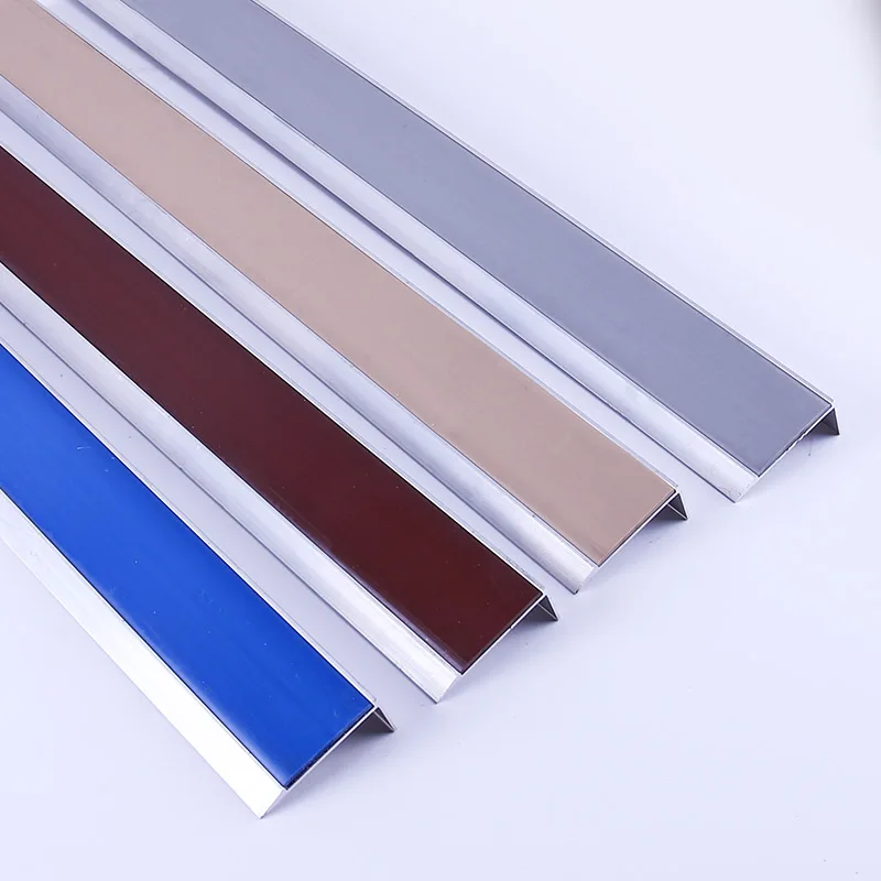 High Quality Soft Rubber PVC Aluminium Stair Nose Parts Modern Design Non-Slip Step Edging Strip Stair Nosing Wholesale