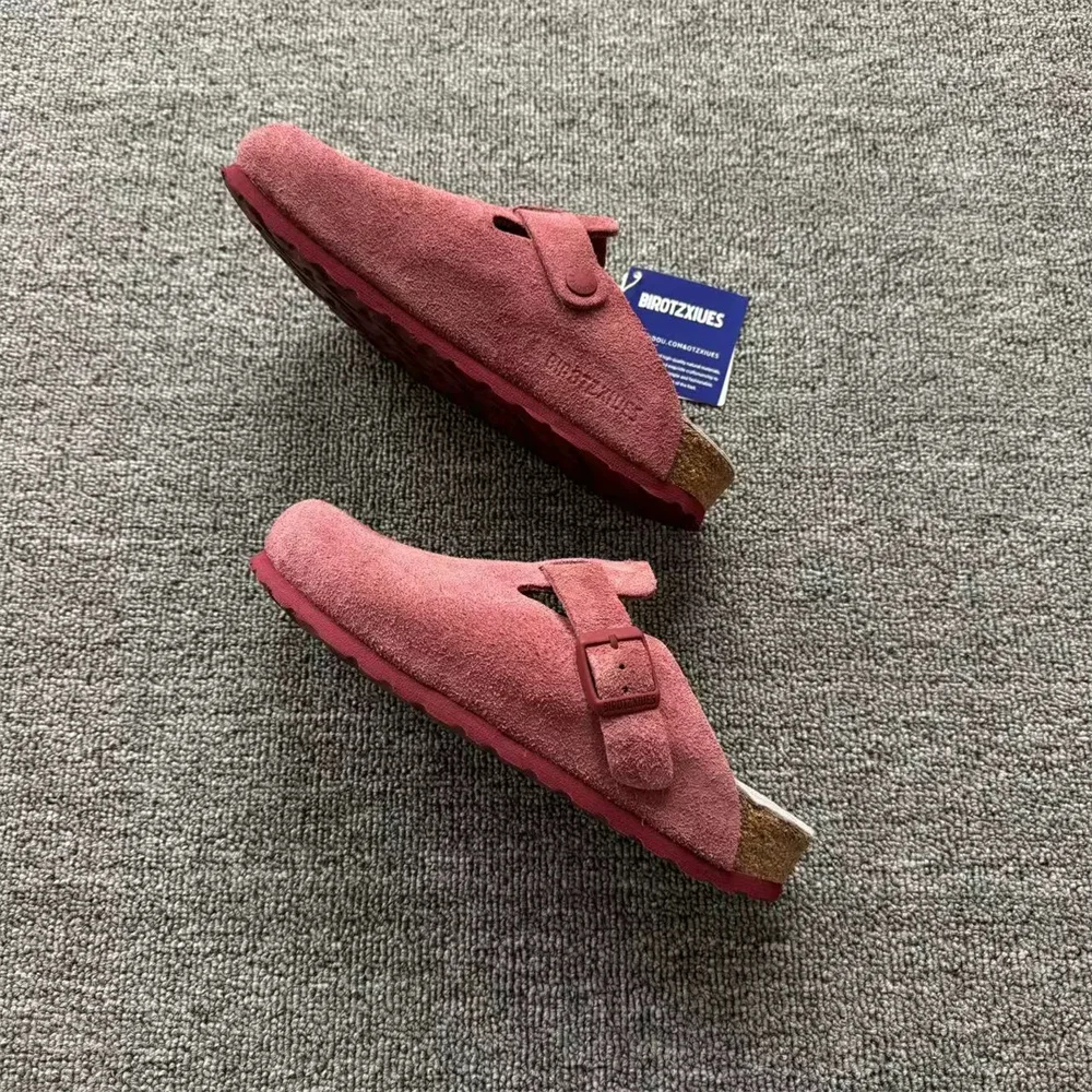 Autumn/Winter European Orders Burkon Shoes Autumn/Winter London Series All Inclusive Cork Flat Burkon Shoes