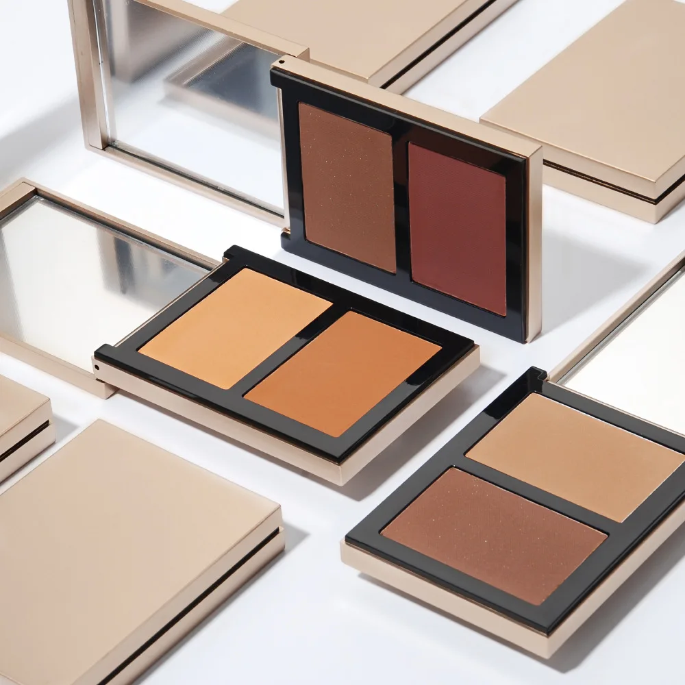 Wholesale Cosmetics Bronzer Custom Private Label  Contouring Palette Face and Body  Makeup