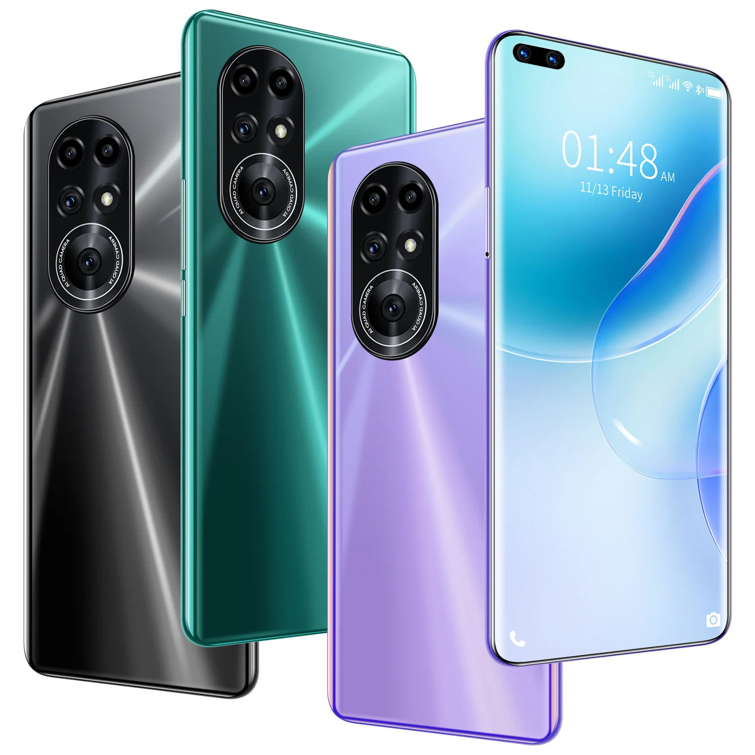 
Novo 8 Pro Unlocked Smartphone 7.3 Inch 1344*2772 MTK6889 10 Core Android 16GB + 512GB 5G 6800mAh Large Capacity Mobile Phone 