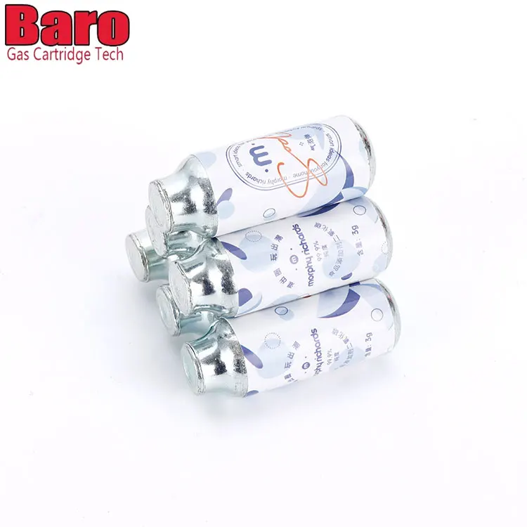High Pressure 4gram Co2 Cartridge Cream Charger Gas Bottles Gas Canister 4g Co2 Gas Cylinder