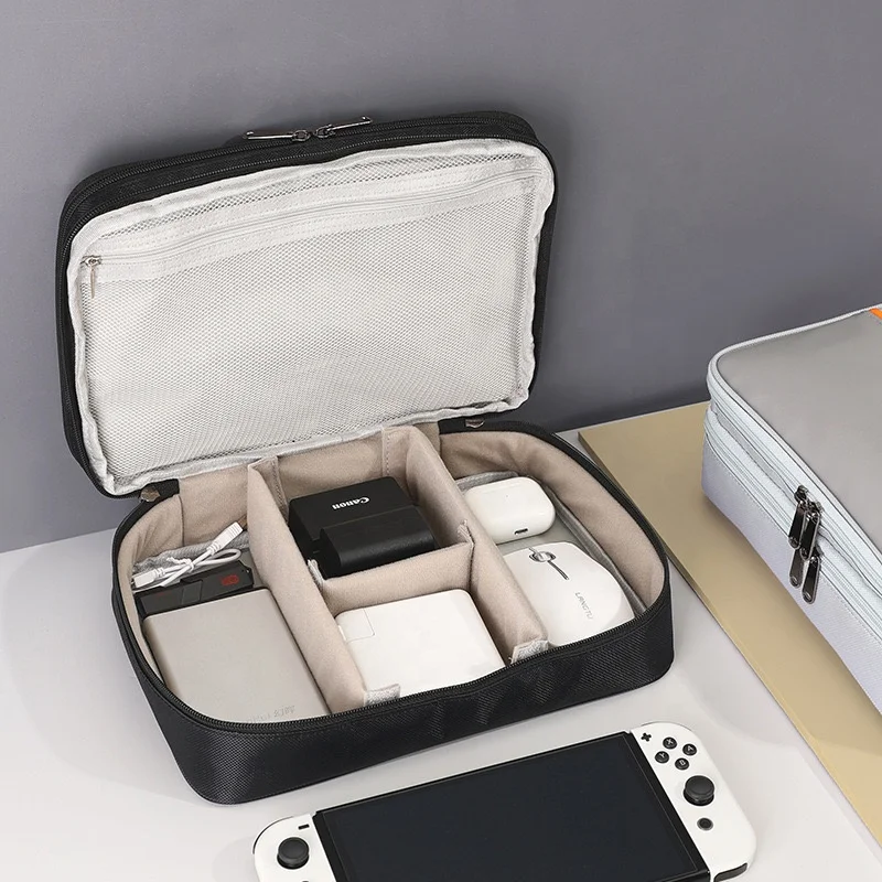 Cable storage box Digital accessories Mobile phone storage bag earphone charging bank Cosmetics storage bag