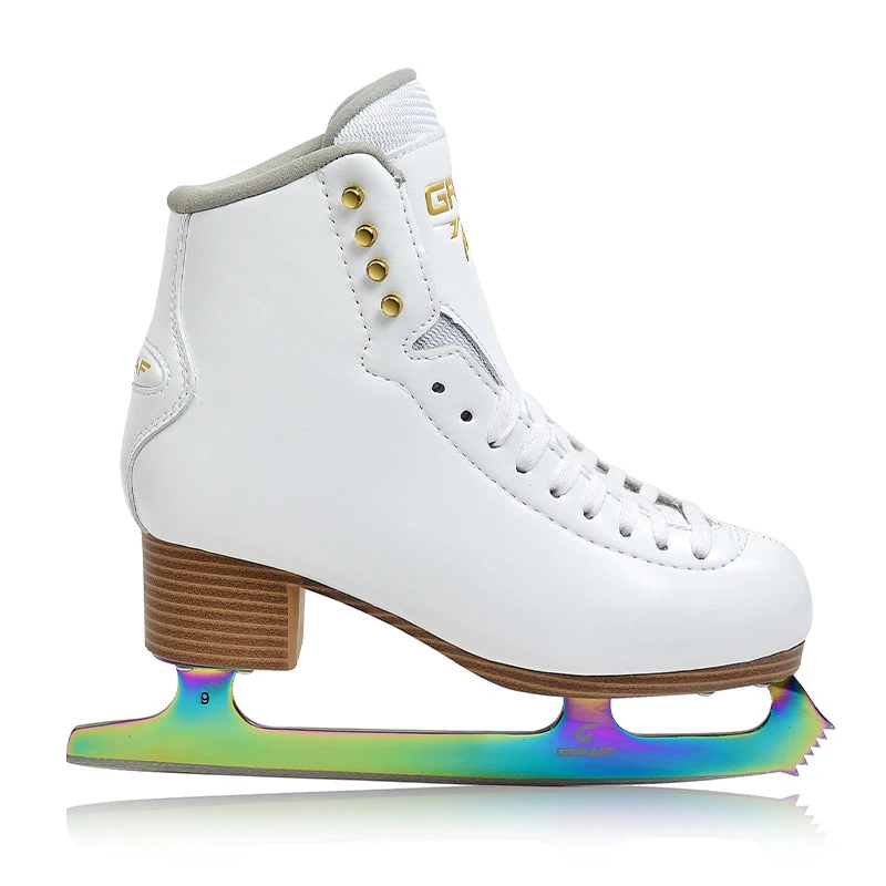GRAF AROSA 4.0MM Thickened Medium Tooth Knife Suitable for Beginners and Half-week Jump Trainers Ice Skate Shoes Asia Only