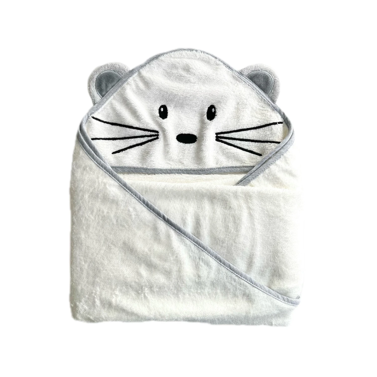 China wholesale 500GSM Cute Design Organic Bamboo Bath Towel Super Soft Bamboo Hooded Towel For Newborn Bath Towel
