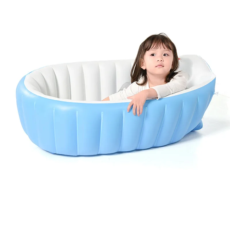 Colorful Baby pvc inflatable bath tub portable baby spa inflatable bath tub baby shower