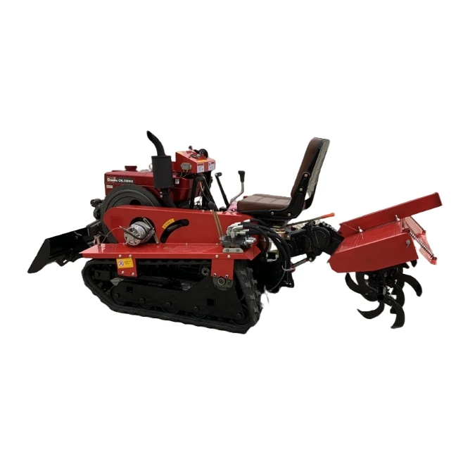 Farm Machinery Rotary Hoe Cultivator New Multifunctional Mini Tiller Walking Tractors Micro Tillage Machine