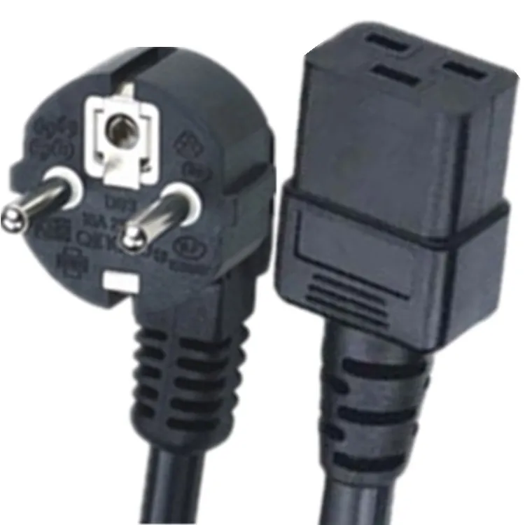  Европейская вилка CEE7/7 Schuko к шнуру питания IEC 60320