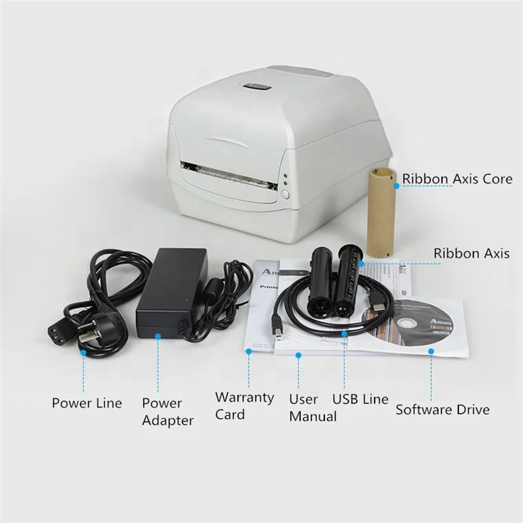 Jepod Argox CP-2140M 203dpi 4 inch fixed asset cable label library shelf tag jewelry tag thermal transfer barcode printer