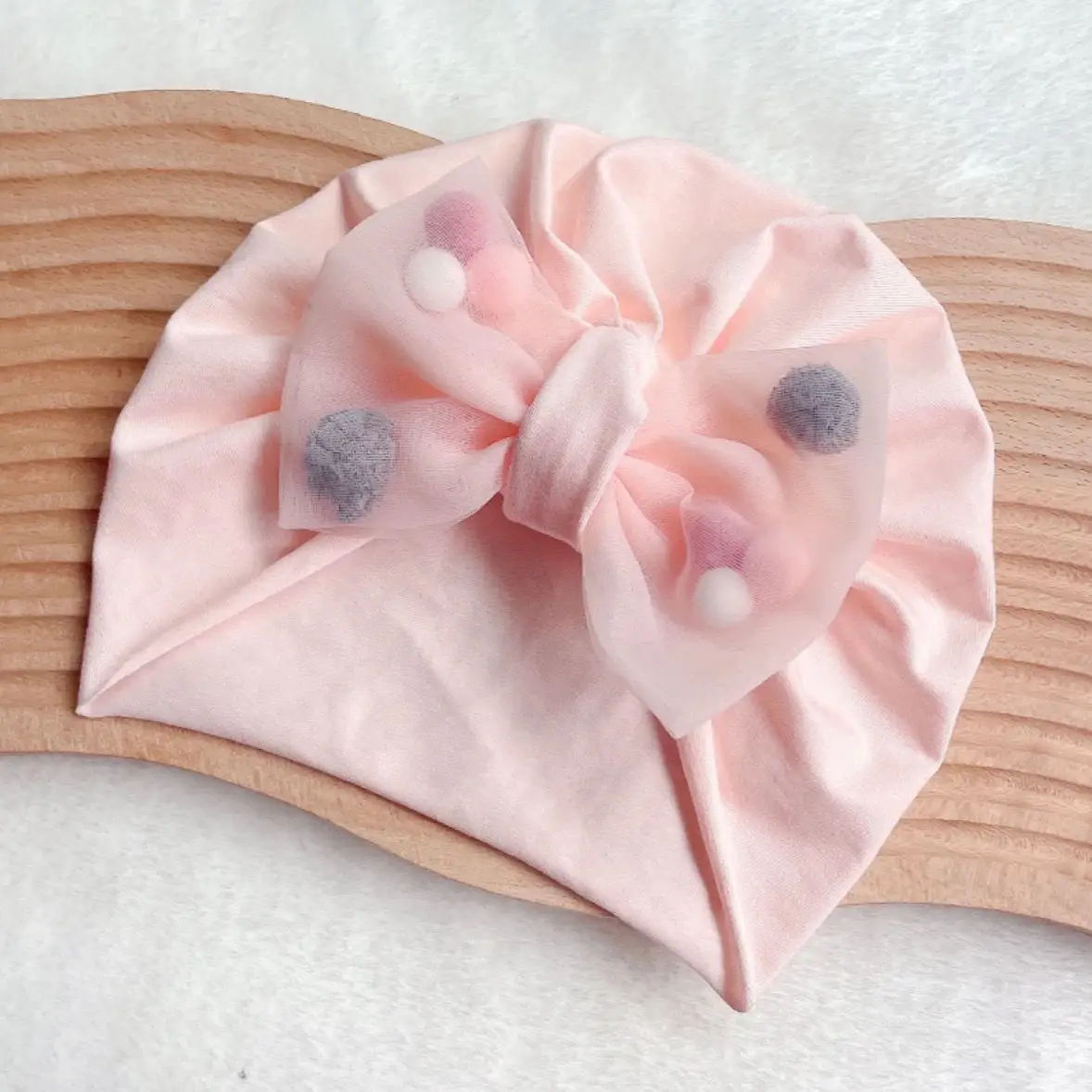 baby turban hat with bow  hats for baby