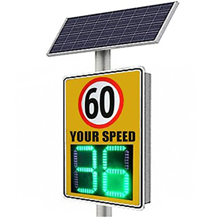 LED display portable radar traffic signs solar radar speed sign radar speed limit sign for road warning