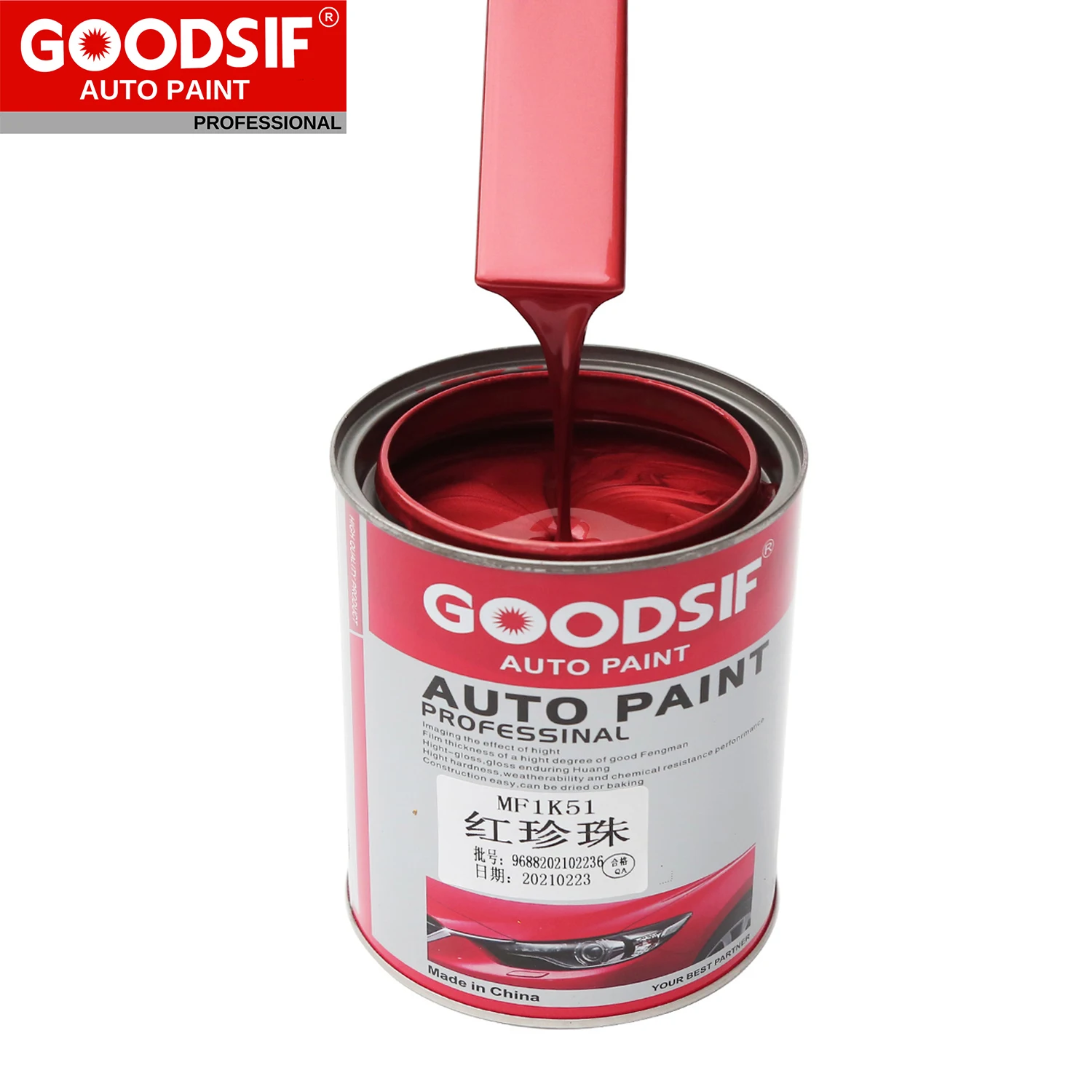 China Carpaint Manufacturer High Quality Mix Toner Aut Bobody Repair Primer Automotive Paint
