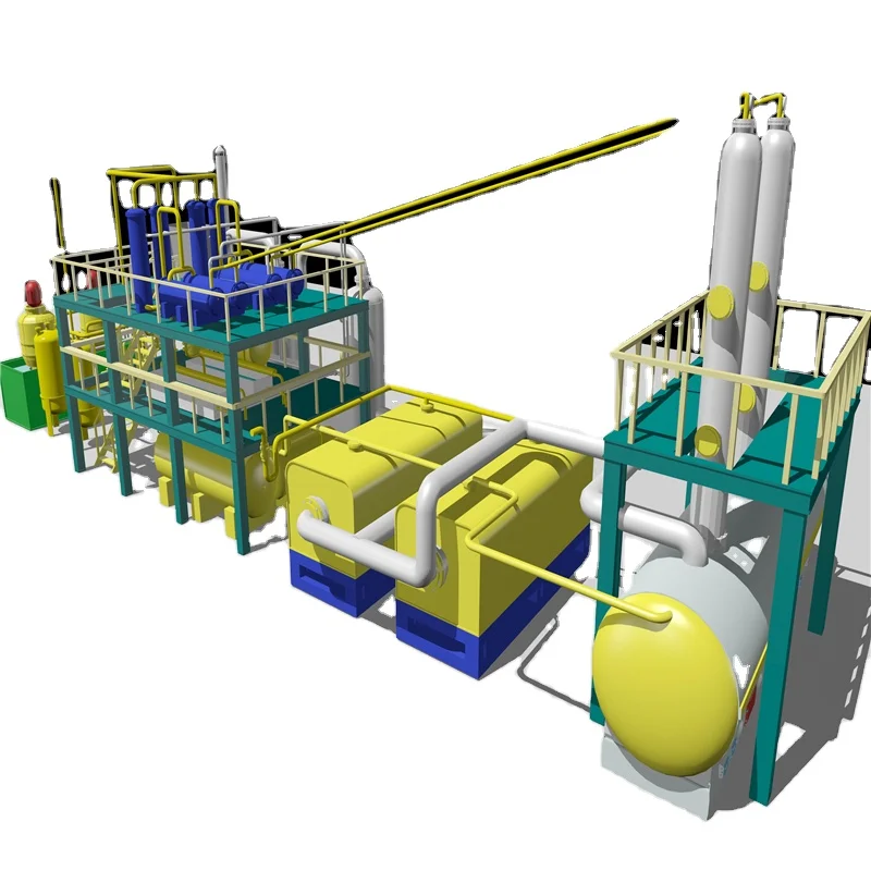 Plastic oil distillation diesel equipment