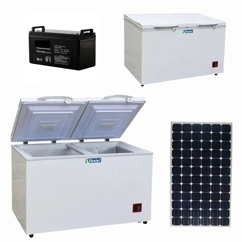 303 Liter solar deep chest freezer / fridge dc 24v solar refrigerator fridge solar freezer