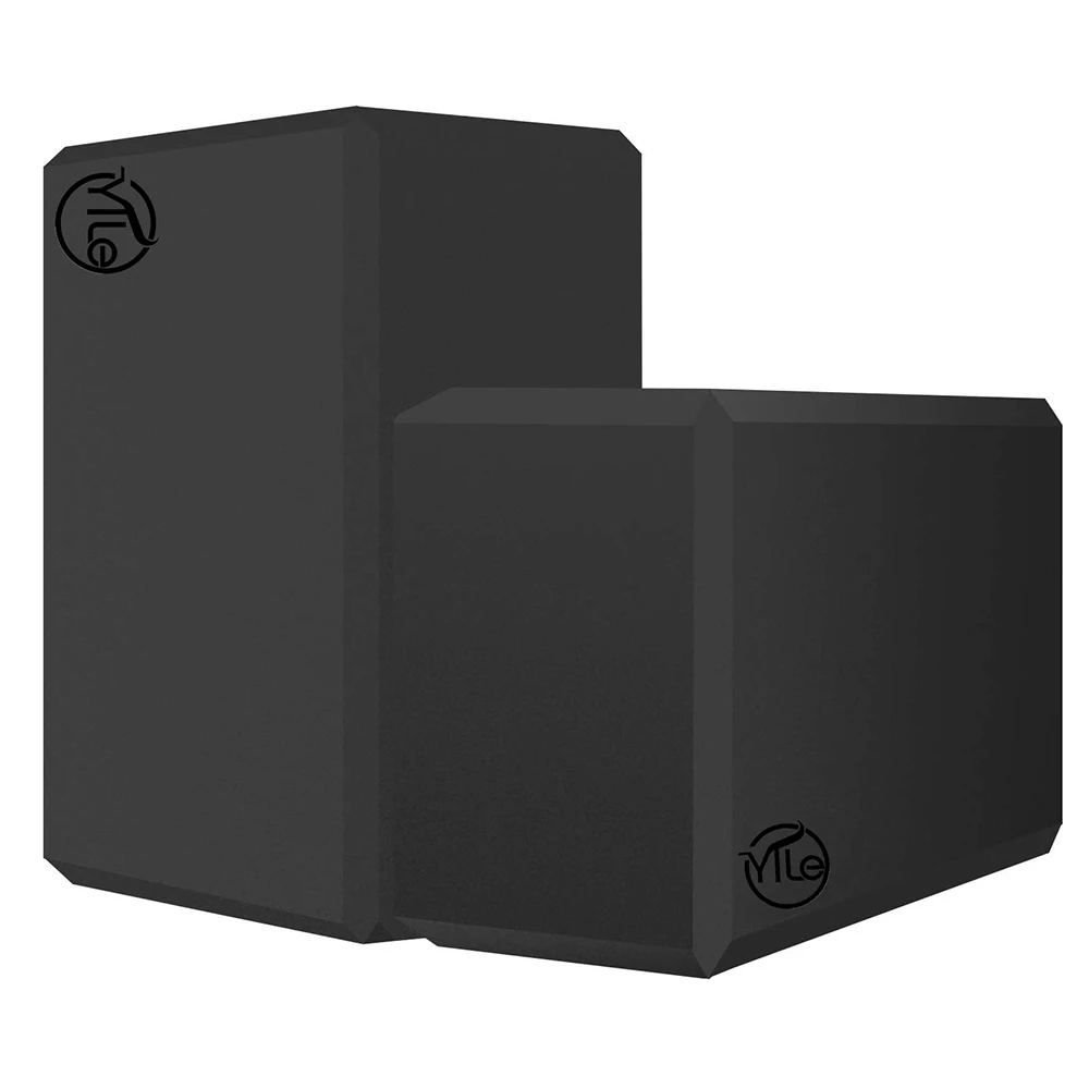 Black High Density Fitness Full Custom logo Yoga Block and Bricks