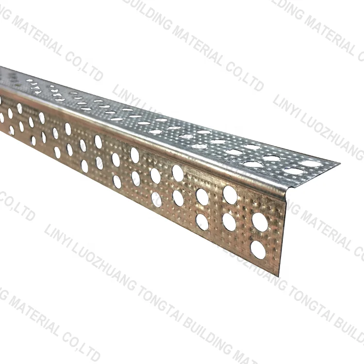 PVC Corner Bead Drywall Angle Bead Perforated J type Galvanized Steel Angle Metal Corner Bead