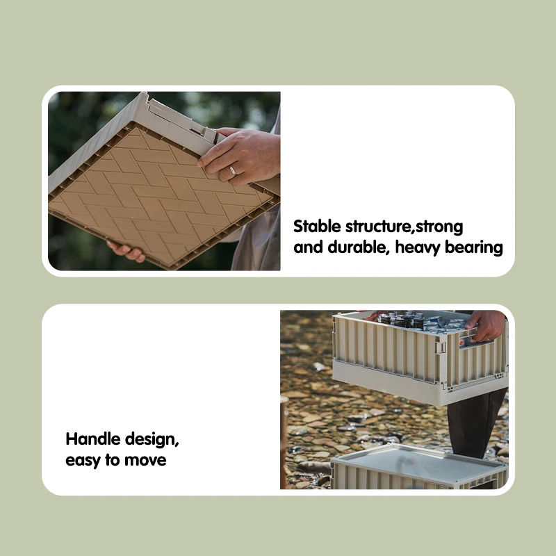 2023 New Multi-size Outdoor Camper Trunk Kitchen Living Room Sundries Organizer Bins Plastic Storage Box