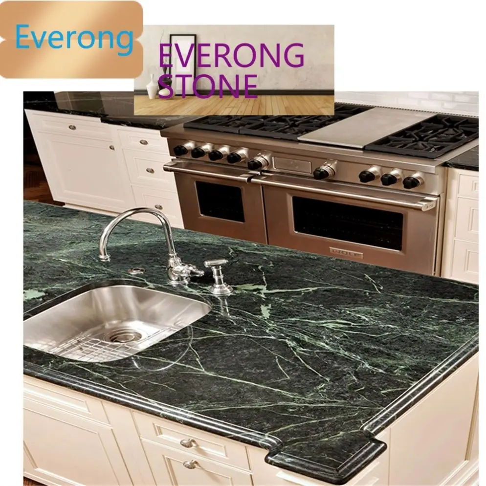 Indian Green Marble Slabs Natural Stone wholesales for vanity top flooring wall