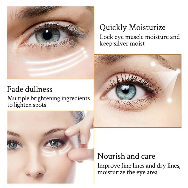 Private Label Vegan Vitamin C Skin Firming Lifting Repair Fine Lines Anti Aging Wrinkle Under Eye Cream