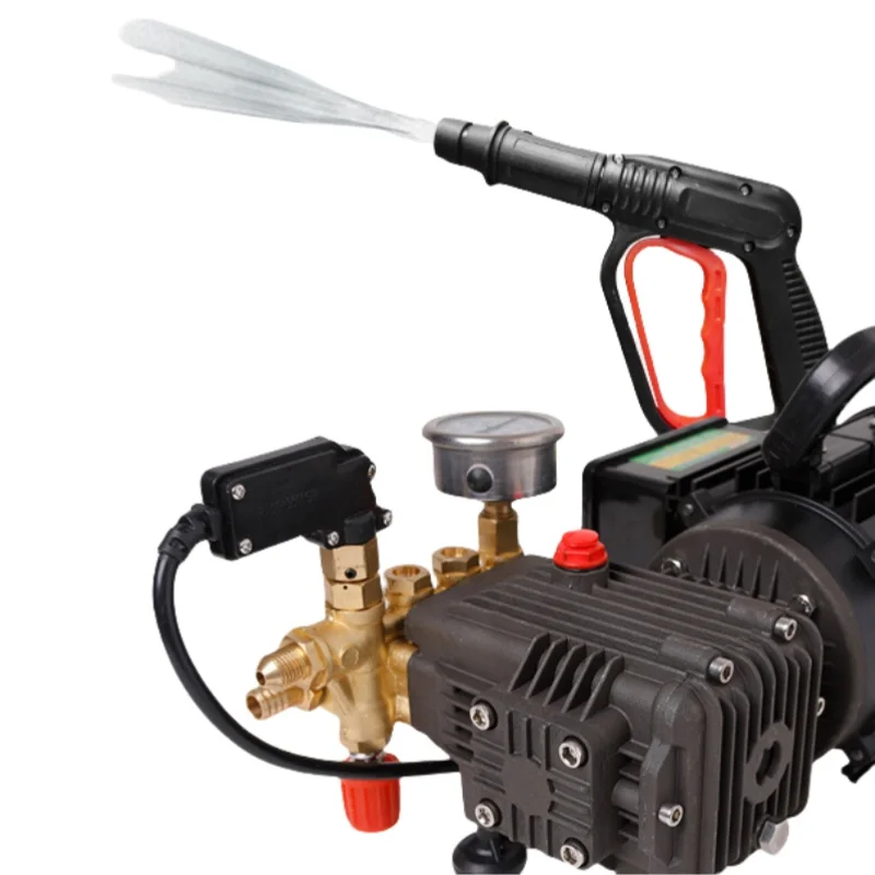 high pressure washing machine pump water gun car washing artifact high pressure household portable cleaning machine water pump
