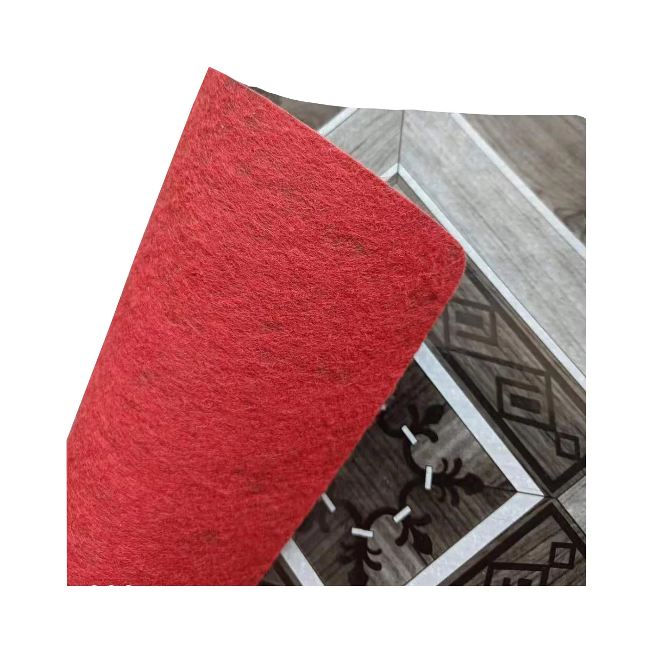 Cheap pvc vinyl flooring rolls with felt back plastic roll