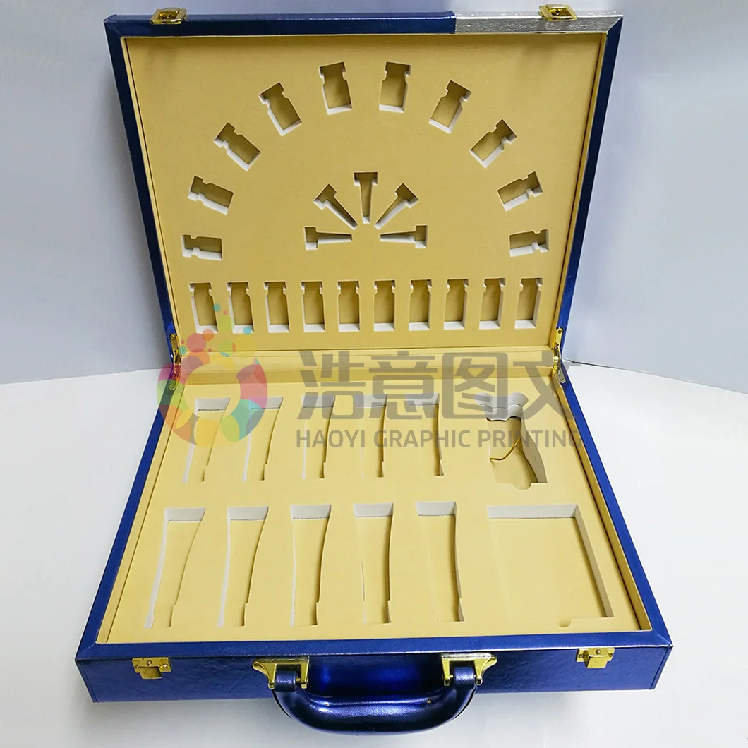 Wholesale Fancy Durable Degreedable Perfume Gife Costom Logo Design Packing Boxes Exquisite Royol Color Cosmetic Make-up Chinese