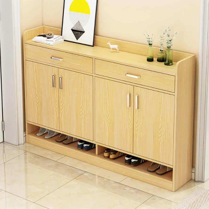 Manufacturer Direct Sale Wooden Furniture Panel Shoecase Professional shoe cabinet customization free design custom shoe rack