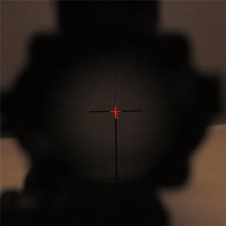 
4x32 Prism Rifle Scope Optic Sight Red Tactical Tri Acog Prismatic Blue, Red, Green Adjustable Range 