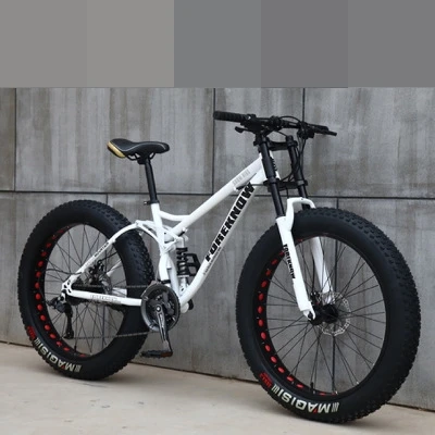 Variable speed off-road beach snowmobile adult super wide 4.0 big tire mountain bike male and female bicycle students