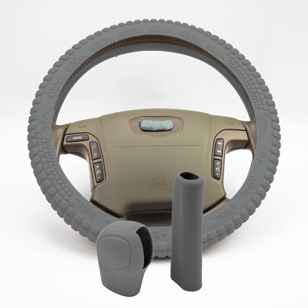 Chinese Manufacturers for volkswagen Multi-color Optional Silicone Car Gear Hood Cover Handbrake Cover Steering Wheel Cover Kit