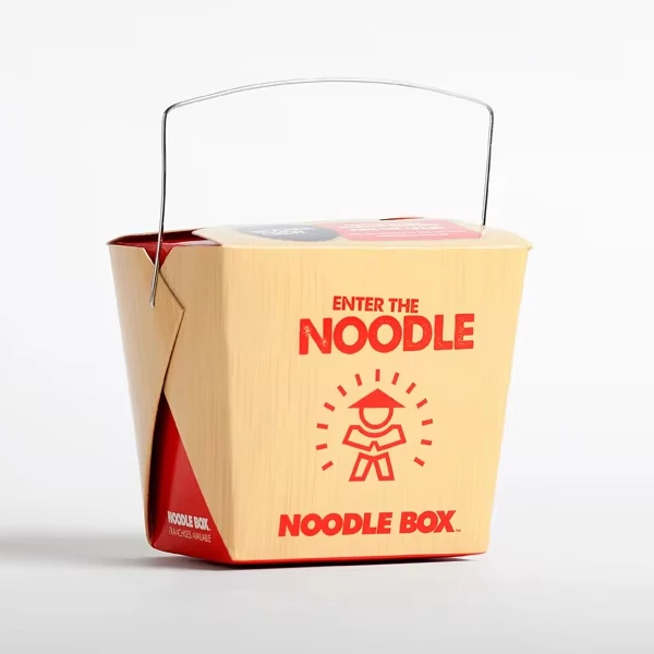 Food grade paper box for noodles rice boxes customized takeaway disposable budget friendly greaseproof