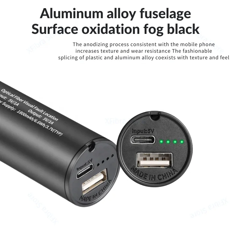 NEW Optical Fiber Tester Laser Pen VFL Type Visual Fault Locator 15mW-50MW LED Light