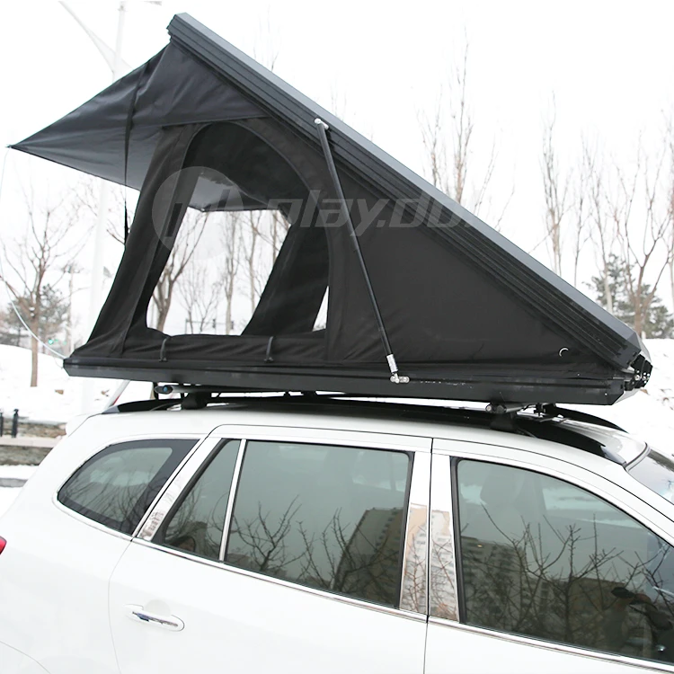 Unistrengh Portable car roof top tent roof rack hard shell 2 person rooftop tent with roof rack