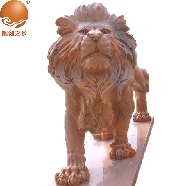 Marble Lion Statue Gate Lion Statue Animal Statue Made in China